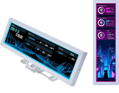 8.8インチ液晶ディスプレイ搭載。ディスプレイのカスタマイズが可能